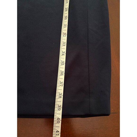 Calvin Klein NWT Tulip Sheath Knee Length Career Cocktail Dress Navy Blue Size 6 - Picture 12 of 15